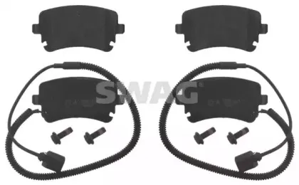 Комплект тормозных колодок, дисковый тормоз SWAG купить